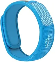PARAKITO Mosquito Band Adult - No DEET, No Alcohol, w/Natural Essential Oils for Travel & Camping, Waterproof. 30 Days Protection, 2 Pellets per Pack, Lasts Up to 15 Days Once Opened (Blue)