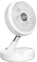 Fan Desk Fan Rechargeable USB Powered Scalable Height Strong Wind Portable Adjustment Natural Wind Mini Fan for Travel Outdoor Indoor Office