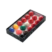 Formula Sports Standard Billards Pool Balls 2" Set 10 Red/6 Colour /1 White