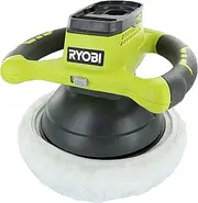 [RYOBI] P435 One+ 18V Lithium Ion 10 Inch 2500 RPM Cordless Orbital Buffer / Polisher with 2 Bonnets (Battery Not Included Power Tool Only)