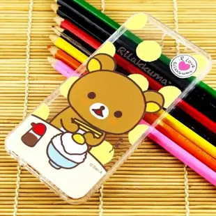 Rilakkuma 拉拉熊 HTC One A9 彩繪透明保護軟套