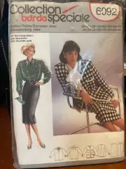 Vintage Burda Skirt & Top, Blouse UnCut Sewing Pattern #6092 (still sealed)