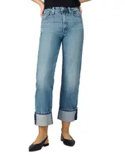 Joe's Jeans The Margot High Rise Cuffed Straight Jeans in Showdown 28