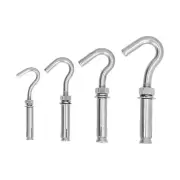 10Pcs Expansion Hook Open Cup Bolts For Wall Cement Industrial Fasteners✈