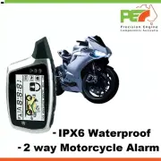 Brand New 2 Way Motorcycle Alarm Security System with Remote Engine Start 12V