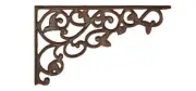 CORBELS, Leaf Design, Bath Decor, Shelf Brackets, Country Decor B-14