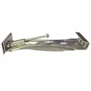 6" Inch K Style Aluminum Gutter Hanger w/ Clip - Screw Attached - 25 Pack
