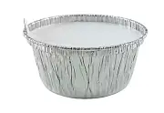 4 oz. Aluminum Foil Muffin//Ramekin Cups w/Lids 20 Sets- Disposable Cupcake Tins