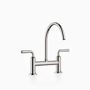 Dornbracht VAIA Two-hole bridge mixer for rinsing/Profi spray 19815809-08 Platin
