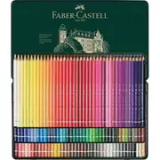 Faber-Castell 120 Polychromos Artist Colour Colouring Pencils Tin Set Coloured