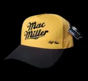 Mac Miller High Life Hat Yellow Self Care PITTSBURGH STEELERS Snapback Cap Rare