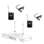 JTS IS-R2/TBM-CM501 | 2 Mic Belt Pack & Lapel Package