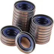 Yurefax 20pcs 15x26x4mm Crankshaft Oil Seal Seals, for Husqvarna, for 359 359XP 357 357XP Chainsaw Spare Tool Parts Lawn Mower Crankshaft Oil Seal