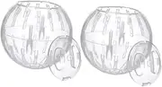 PENIKOKO 2Pcs Transparent Hamster Exercise Ball Fun Training Ball for Dwarf Hamsters and Small Pets Promotes Activity and Reduces Boredom Engaging Physical Fitness