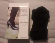 TOUCH Compression Socks for Women Cotton Ribbed 15-20 mmHg 1062BL-M