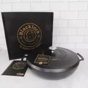 Lodge Blacklock Triple Seasoned Cast Iron Braiser with Lid, 4 Quart - New