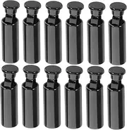 [TOVINANNA] 12Pcs Cord Locks Zinc Alloy Drawstring End Caps for Sportswear Hoodies and Shoelaces Durable Rope End Stoppers Gun Finish
