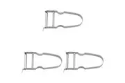 3x Westmark Monopol Edition Stainless Steel Vegetable Fruit Kitchen Peeler SLVR
