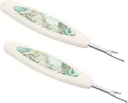 OFFIGAM 2Pcs Precision Stitch Remover Tool with Sharp Blade for Effortless Thread Cutting for Sewing Projects and Travel Use