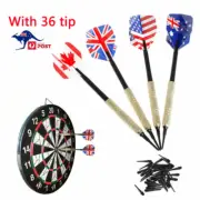 Darts Set, 12 Packs Profession Soft Dart with Plastic Dart Tips, Copper Shafts
