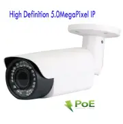 5MP IP PoE 42IR Security Camera 2.8-12mm Varifocal Lens IP66 ONVIF OSD VCA 65rt