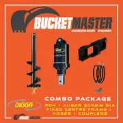 DIGGA AUGER COMBO PACKAGE - PD4 AUGER DRIVE+300Di AUGER +FIXED CENTRE FRAME - FO