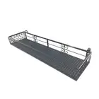 Plant Railing Shelf Hanging Railing Planter for Garden Fence Railing Balcony