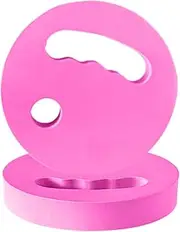 Water Aerobics Discs - 2X Floating Foam Water Training Dumbbells - Pool Workouts Aid with Ergonomic Grip for Teens Women Boys Men Youth Beginner