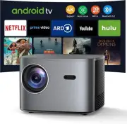 Projector【Netflix & Autofocus】 Auto Keystone WiFi 6 Bluetooth Projector 4K Suppo