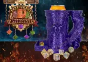 WARLOCK Tankard Dice Tower & Vault; Pop-Beer Can Stein Flagon Mug Insert TTRPG