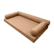 |SLIPCOVER ONLY|S6 Daybed Mattress Bolster Pillow Covers Knife Edge Crib AD104