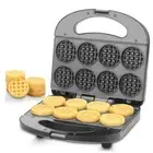 Mini Waffle Maker Machine, Small Waffle Bites Maker for Kids, Makes 8 x 2”