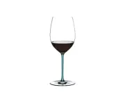 [Genuine] RIEDEL Red Wine Glass Fatto a Mano Cabernet/Merlot Turquoise 625ml