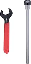ER11 Straight Shank Extension Rods, High Precision Straight Shank Tool Holder ER11 Collet Chuck Extension Rods with Wrench, Ideal for CNC Milling Applications (C10‑ER11A‑100L, (KJAOYUXf5-12)