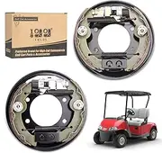 10L0L Golf Cart Brake Assembly for EZGO TXT PDS & Yamaha G9 G14 G16 G19 G20 G21 G22, Driver and Passenger Side Brake Assembly with Brakes Shoes OEM# 70998-G01 70998-G02