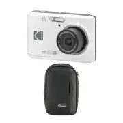 Kodak PIXPRO FZ45 Friendly Zoom Digital Camera (White) Bundle with Camera...