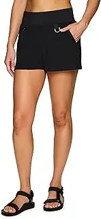 [Avalanche] Women's Hiking Shorts with Equipment Hook, Quick Drying Casual Woven Shorts with Zipper Pockets