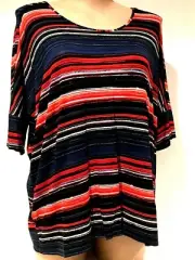 plus sz S/ 16 TS TAKING SHAPE Valentine Top Stretch Drop Sleeve NWT!rrp 110