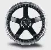 GWG NS8 19 inch Gloss Black Machined Rim fits JAGUAR F TYPE 2014 - 2018