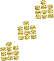 [COHEALI] 3sets Unique Charms Mini Crown Beads Jewelry Pendants Diy Necklace Supplies Prime Charms 10pcs*3