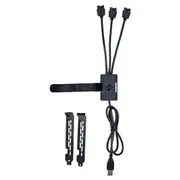 Lian Li USB 2.0 1-to-3 Hub Type A Male Port Black
