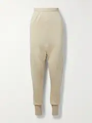 [The Row] The Row - Dalbero Linen And Silk-blend Tapered Pants - Cream - small small Cream