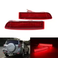 在飛比找蝦皮購物優惠-Niscarda LED後保險槓反光燈 紅色汽車行駛制動霧飾