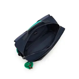 【KIPLING官方旗艦館】藍綠拼接兩用手提後背包-CODIE M