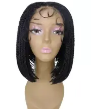 LUXLUXE Jayla Straight Braided 12 in Long Braided Wig, BLB-0147