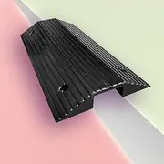 MAEEHDNKM Bridge Threshold Entry Ramps, Doorway Wheelchair Ramp, Cars Driveway Reducer Ramp, Non-Slip Handicap Ramp for Garage Stroller(80 * 45 * 10cm)