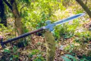 Custom Handmade Carbon Steel 20" Blade Viking Full Tang Spear Sword