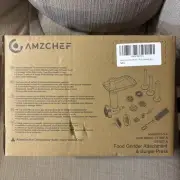 Amzchef Metal Food Grinder Attachment for Stand Mixers Meat Grinder DT-5-A