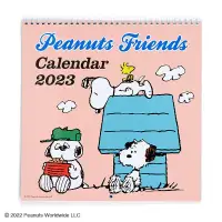 在飛比找蝦皮購物優惠-日本製 Snoopy 史努比 2023 L號 月曆 壁曆 掛