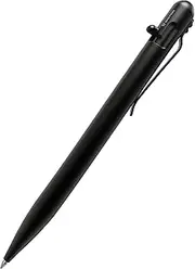 BASTION Slim Bolt Action Pen - Refillable Ink Ballpoint Pens Metal Cute Low Profile Super Lightweight EDC Retractable…